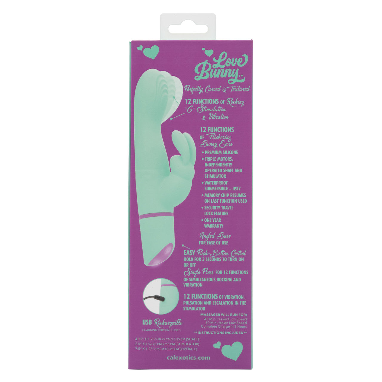 CalExotics Love Bunny Rockin G Bunny Rabbit Vibrator Rabbit Vibrators