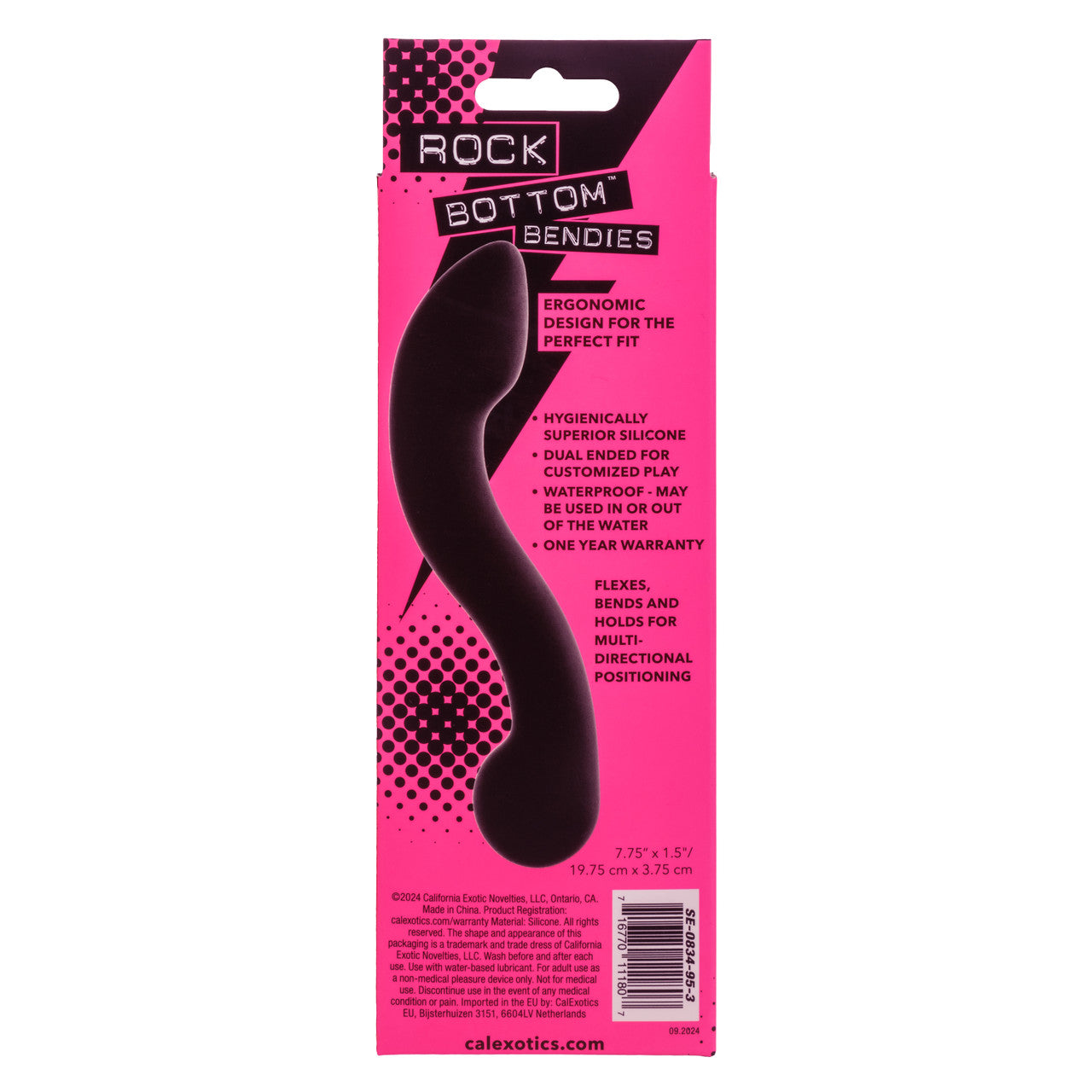 CalExotics Rock Bottom Bendies Ecsta-Flex Anal Probe Butt Plugs