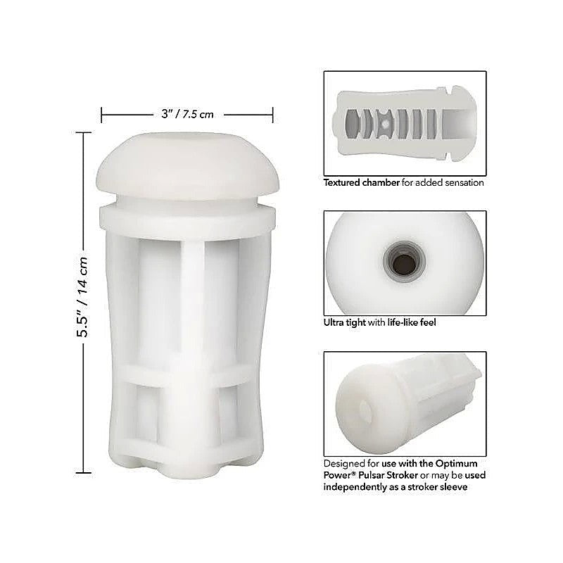 Optimum Power Pulsar Male Stroker Sleeve - Masturbators and Strokers