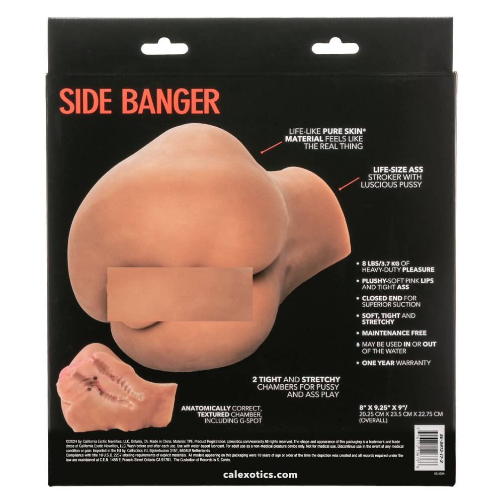 California Exotics Stroke It Side Banger Realistic Male Masturbator Realistic Butts And Vaginas