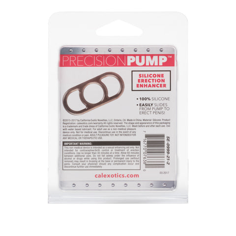 Precision Pump Silicone Erection Enhancer Cock Ring - Cock Rings