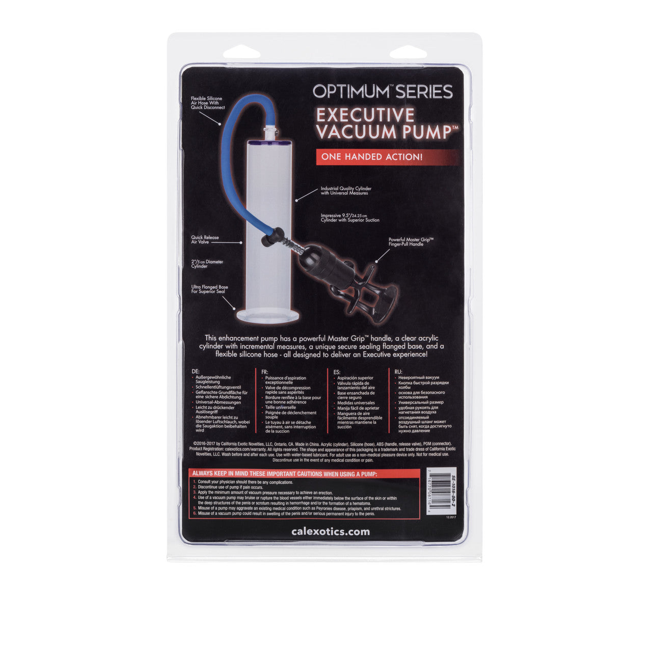 CalExotics Optimum Series Executive Vacuum Penis Pump Pumps, Extenders and Sleeves