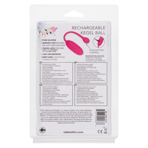CalExotics Advanced Rechargeable Kegel Exercisers Ball - Love Eggs and Kegel Exercisers