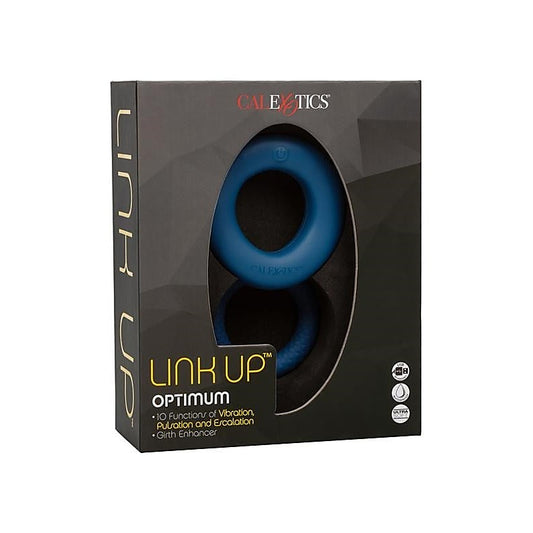 Link Up Optimum Dual-Motor Silicone Vibrating Cock Ring
