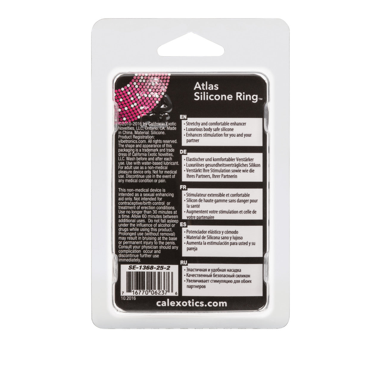 California Exotics Adonis Atlas Silicone Cock Ring Cock Rings