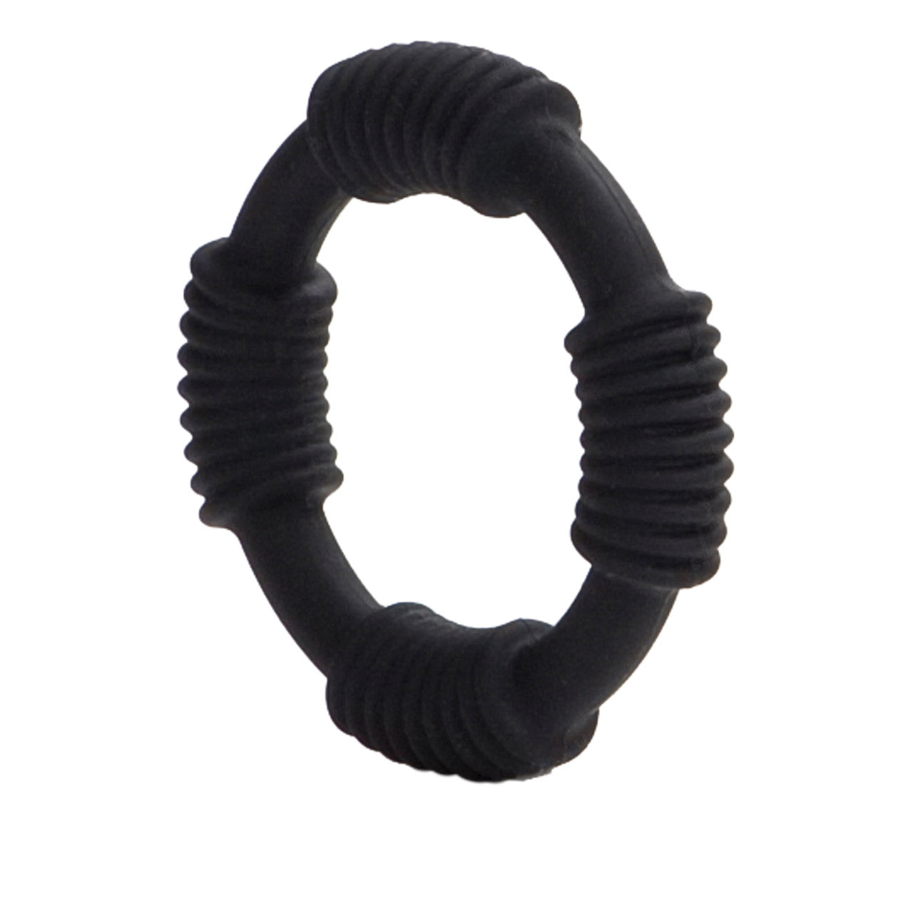 CalEoxtics Hercules Stretchy Silicone Cock Ring Black Cock Rings