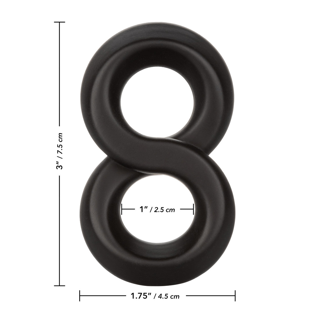 CalExotics Alpha Ultra-Soft Crazy 8 Mens Cock Ring Stretchy Cock Rings