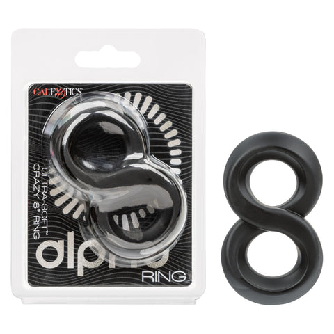 CalExotics Alpha Ultra-Soft Crazy 8 Mens Cock Ring - Stretchy Cock Rings