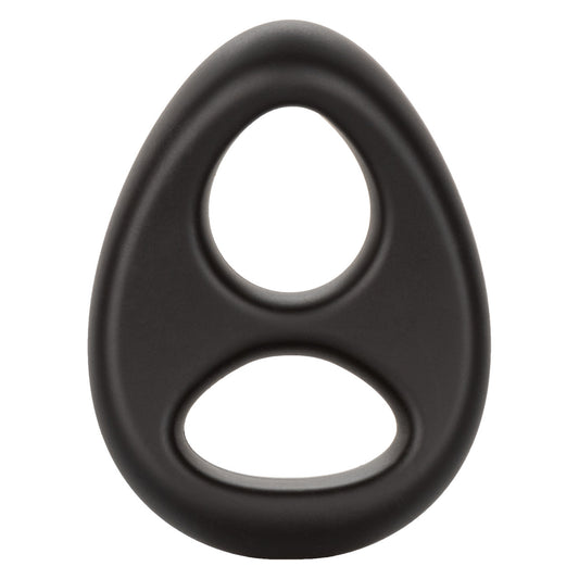 CalExotics Ultra Soft Stretchy Dual Cock Ring - Stretchy Cock Rings