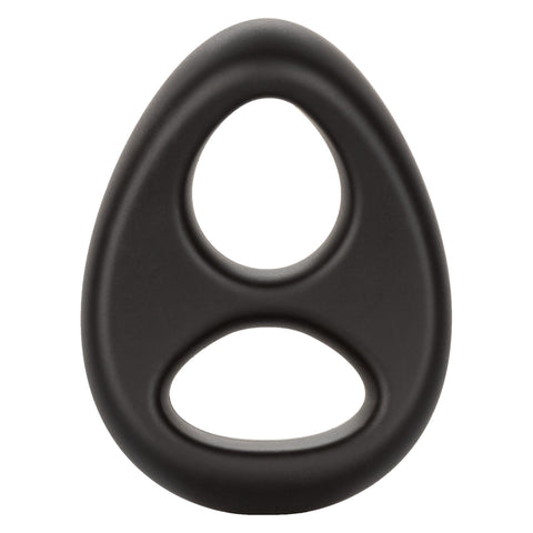 CalExotics Ultra Soft Stretchy Dual Cock Ring - Stretchy Cock Rings