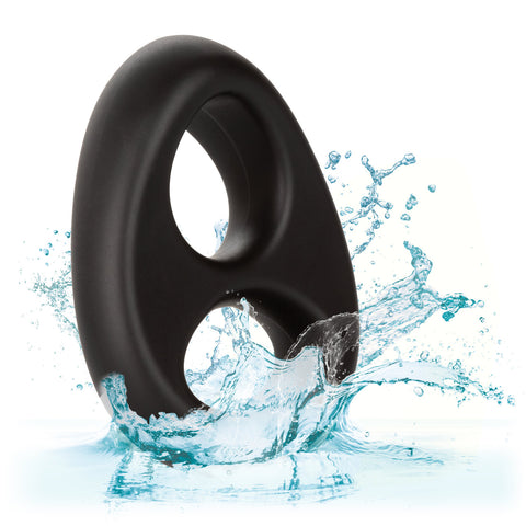 CalExotics Ultra Soft Stretchy Dual Cock Ring - Stretchy Cock Rings