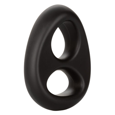 CalExotics Ultra Soft Stretchy Dual Cock Ring - Stretchy Cock Rings