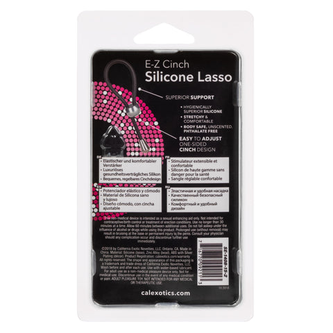 California Exotics E-Z Cinch Silicone Lasso Cock Ring - Cock Rings