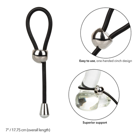 California Exotics E-Z Cinch Silicone Lasso Cock Ring - Cock Rings