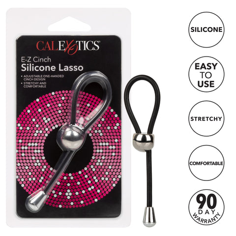 California Exotics E-Z Cinch Silicone Lasso Cock Ring - Cock Rings