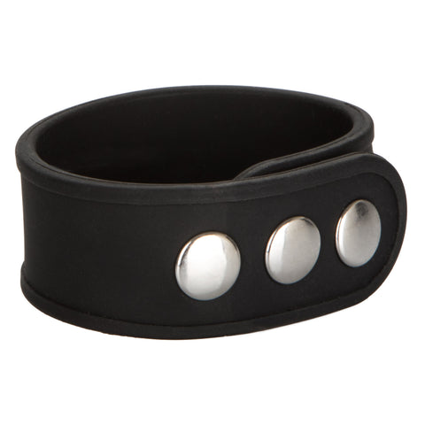CalExotics Silicone Tri-Snap Erection Enhancer Ring - Stretchy Cock Rings