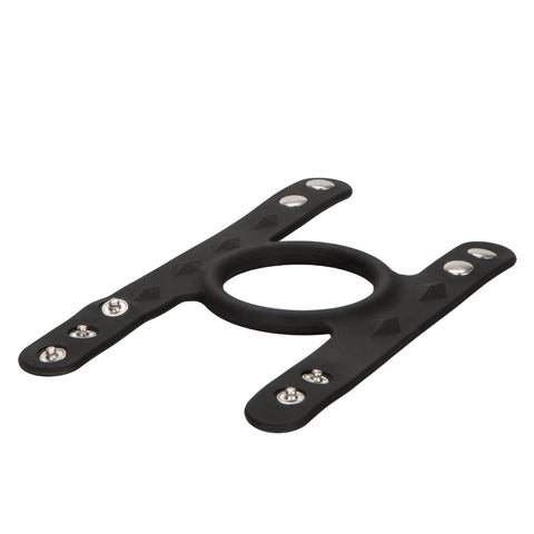 CalExotics Silicone Tri-Snap Male C and B Cage - Stretchy Cock Rings