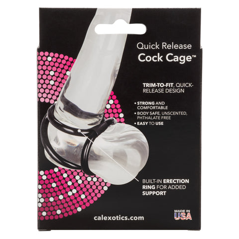 California Exotics Quick Release Mens Cock Cage - Ball and Cock Toys