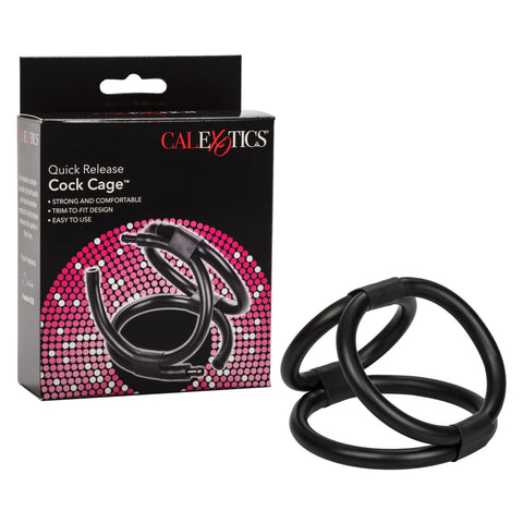 California Exotics Quick Release Mens Cock Cage - Ball and Cock Toys