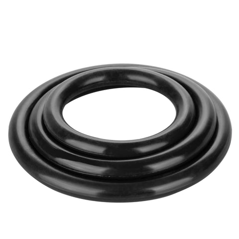 CalExotics 3 PIece Stretchy Mens Tri-Rings Black - Stretchy Cock Rings