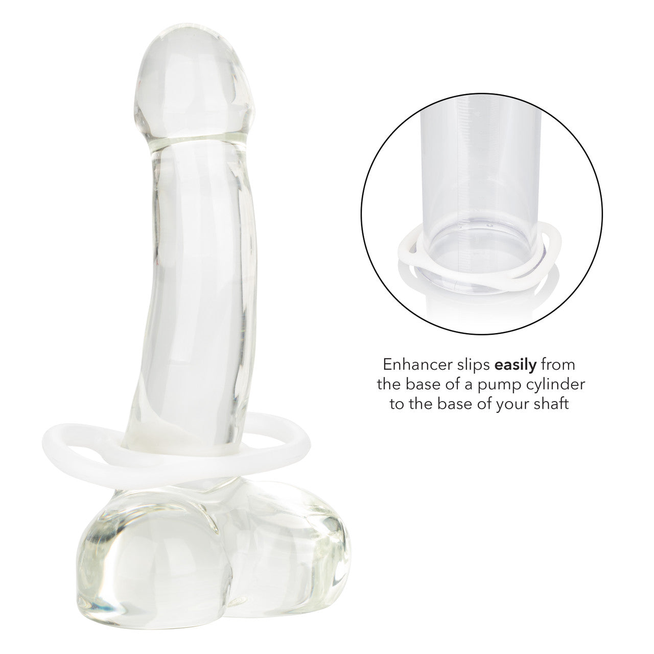 California Exotics Commander Male Erection Enhancer Stretchy Cock Rings