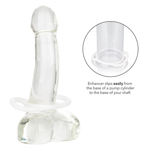 California Exotics Commander Male Erection Enhancer - Stretchy Cock Rings