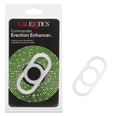 California Exotics Commander Male Erection Enhancer - Stretchy Cock Rings