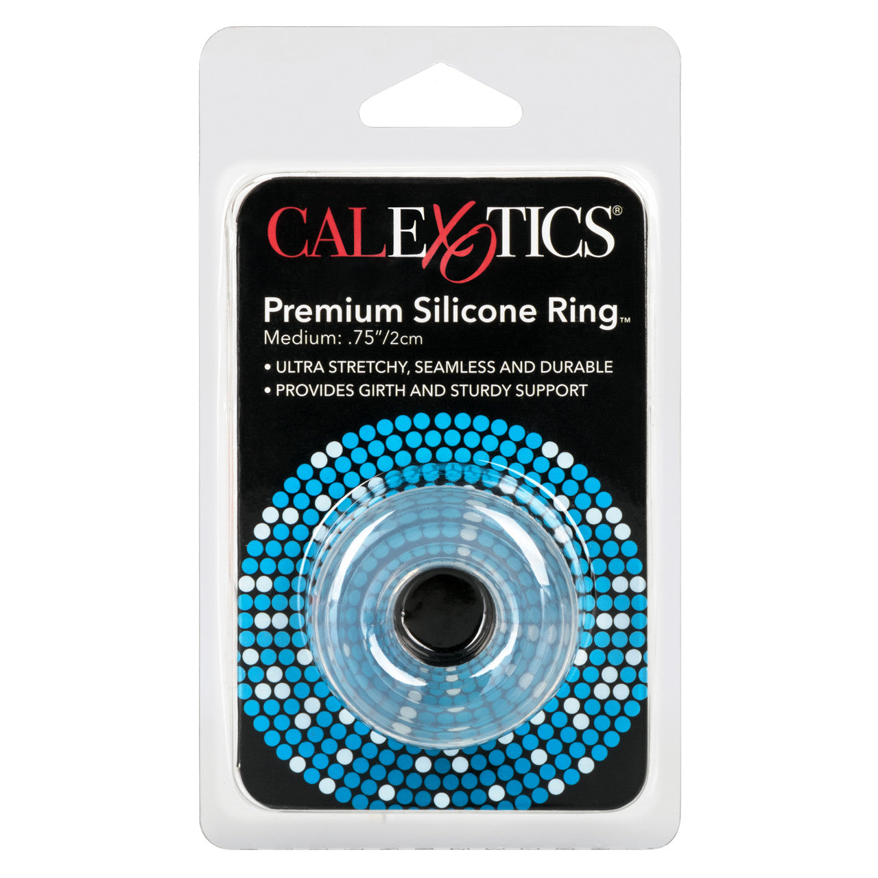 California Exotics Premium Silicone Cock Ring Medium Stretchy Cock Rings
