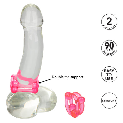 CalExotics Double Stacker Island Mens Cock Ring - Cock Rings