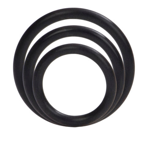 CalExotics Silicone Support Stretchy Cock Rings Set - Cock Rings