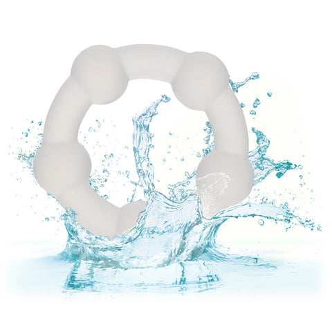 CalExotics Alpha Liquid Silicone Beaded Cock Rings - Cock Ring Sets