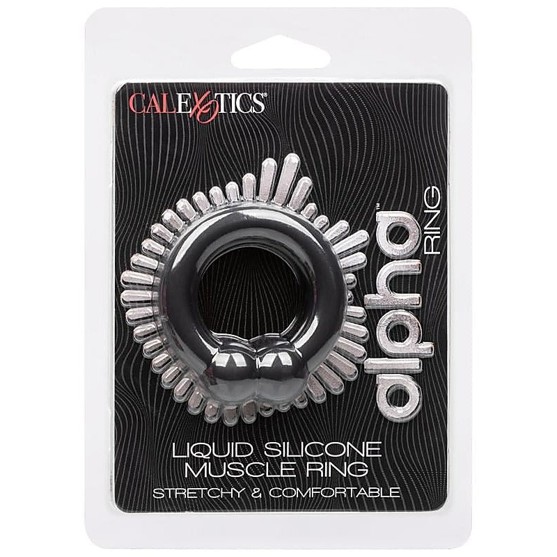 Alpha Liquid Silicone Muscle Stretchy Cock Ring - Stretchy Cock Rings