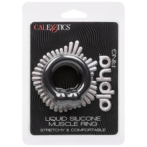 Alpha Liquid Silicone Muscle Stretchy Cock Ring - Stretchy Cock Rings