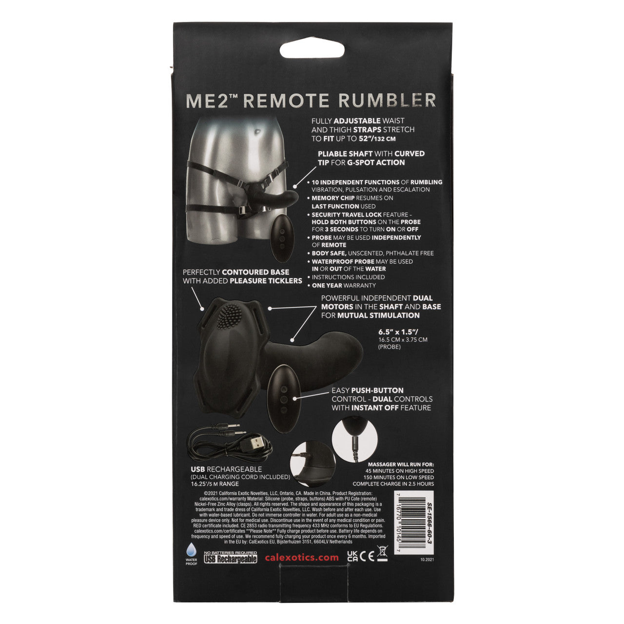 Her Royal Harness Me2 Remote Rumbler Strap-On Set Strap On Sextoys