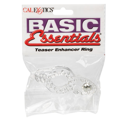 Basic Essentials Teaser Erection Enhancer Ring - Stretchy Cock Rings