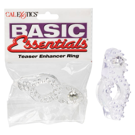 Basic Essentials Teaser Erection Enhancer Ring - Stretchy Cock Rings