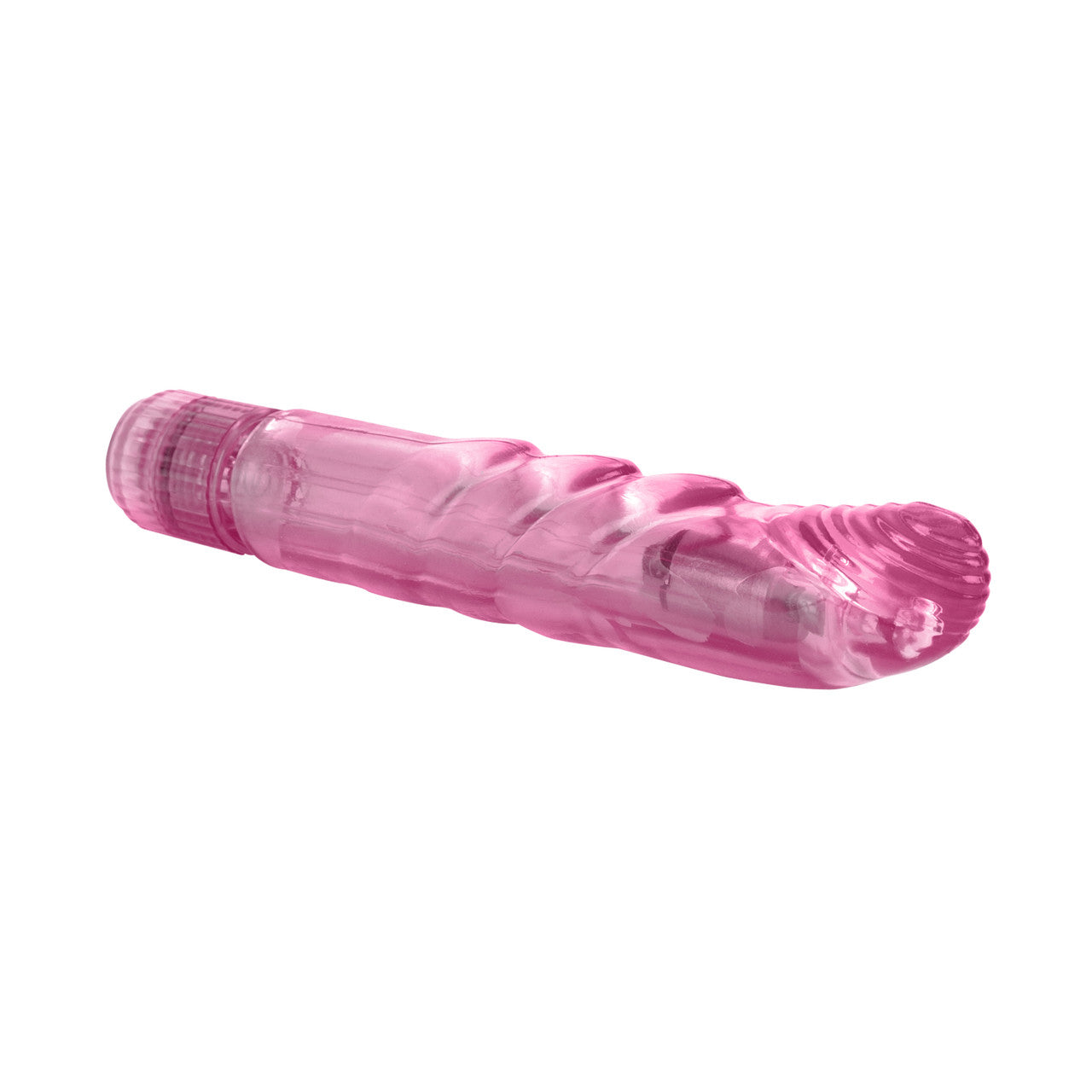 Basic Essentials Slim Softee G-Spot Vibrator Pink Waterproof Vibrators