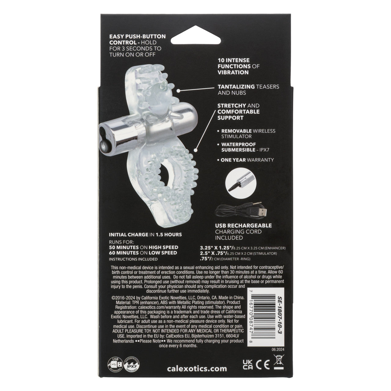 CalExotics Wireless Passion Enhancer Vibrating Cock Ring Vibrating Cock Rings