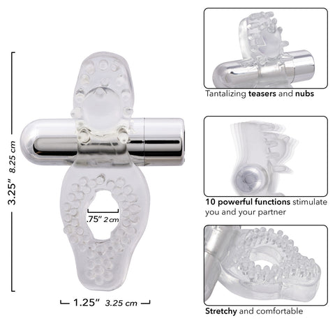 CalExotics Wireless Passion Enhancer Vibrating Cock Ring - Vibrating Cock Rings