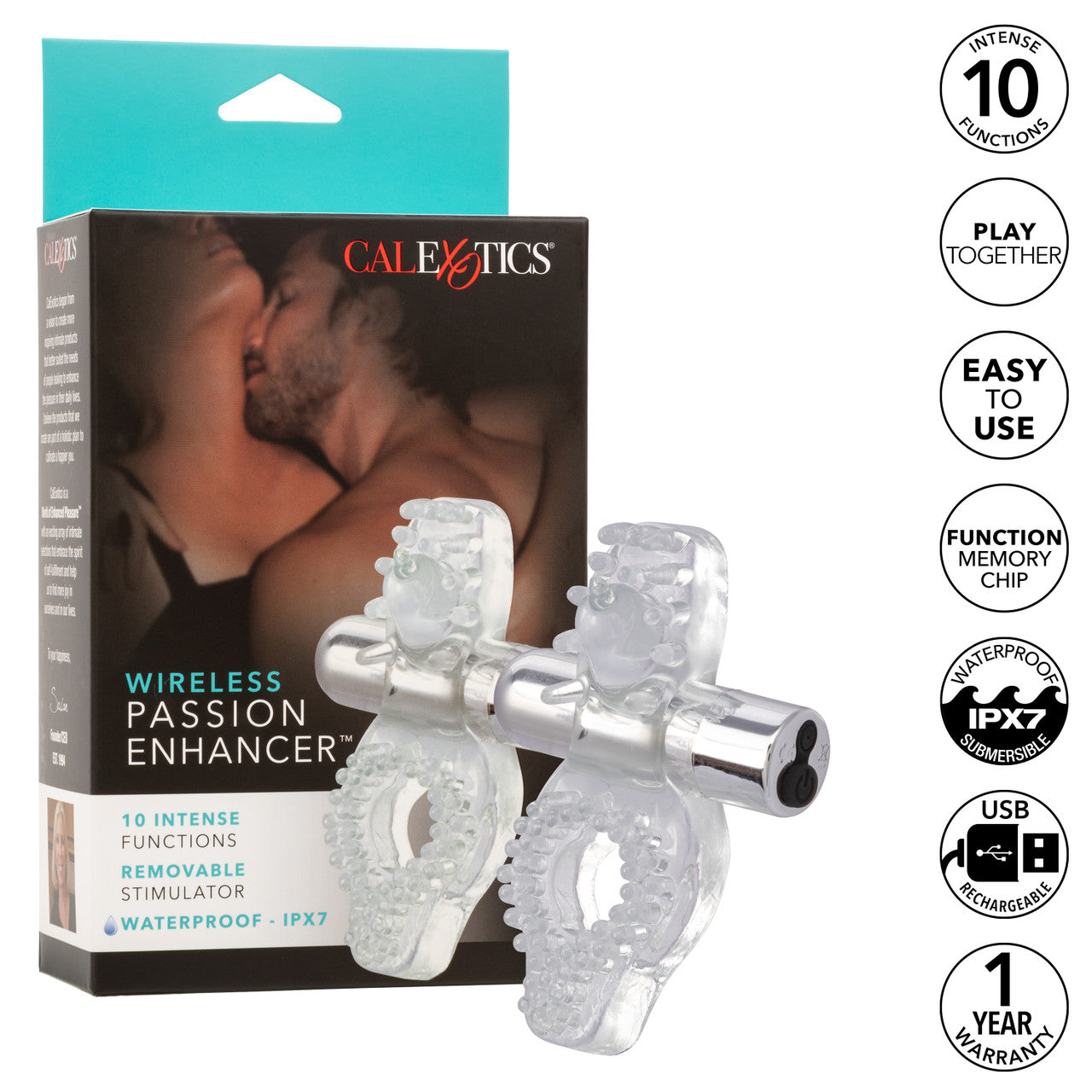 CalExotics Wireless Passion Enhancer Vibrating Cock Ring Vibrating Cock Rings