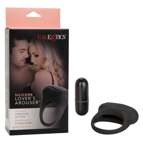 CalExotics Silicone Lovers Arouser Vibrating Cock Ring - Cock Rings
