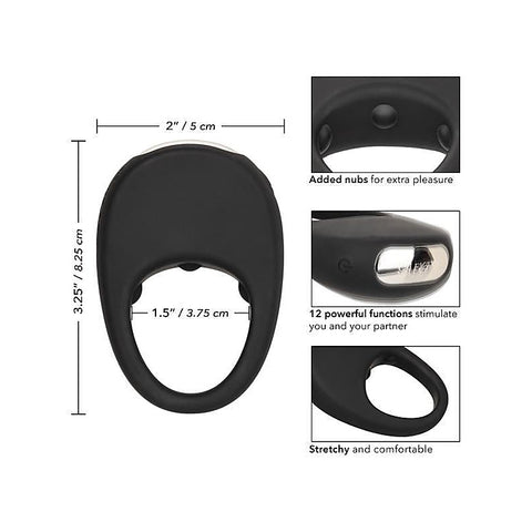 Silicone Rechargeable Pleasure Vibrating Cock Ring - Vibrating Cock Rings