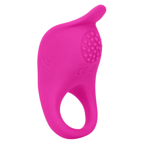 CalExotics Teasing Enhancer Cock Ring Purple - Cock Rings