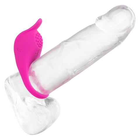 CalExotics Teasing Enhancer Cock Ring Purple - Cock Rings