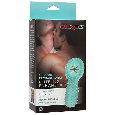 Silicone Rechargeable Elite 12X Enhancer - Vibrating Cock Rings