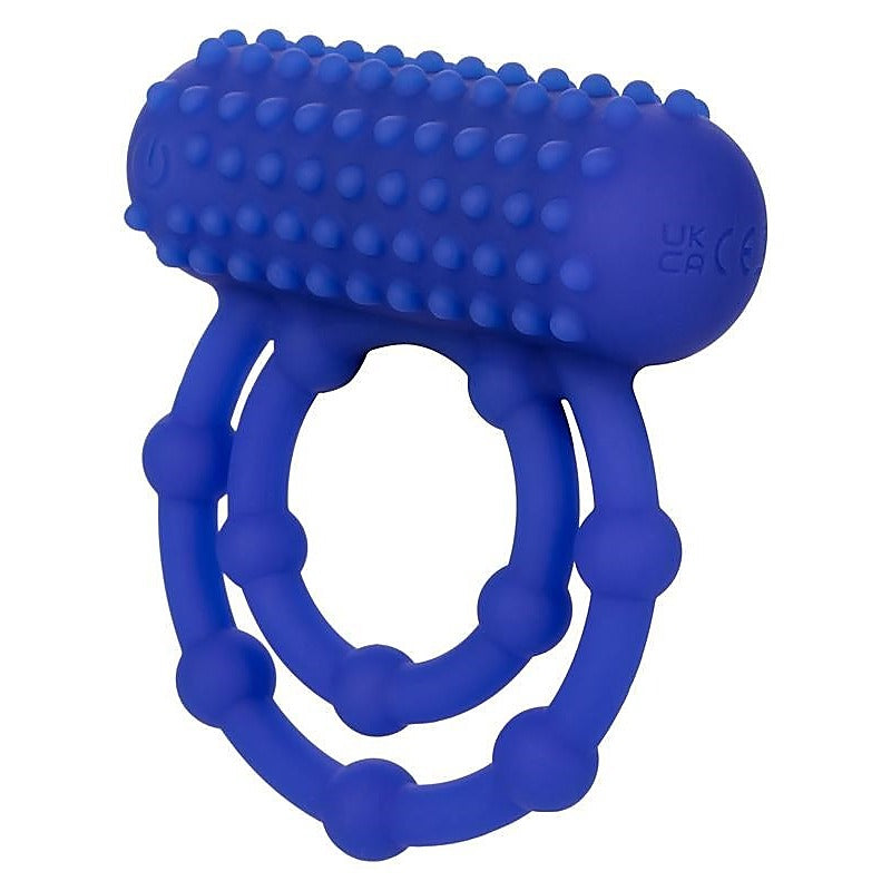 Silicone Rechargeable 10 Bead Maximus Couple Enhancer Ring - Vibrating Cock Rings