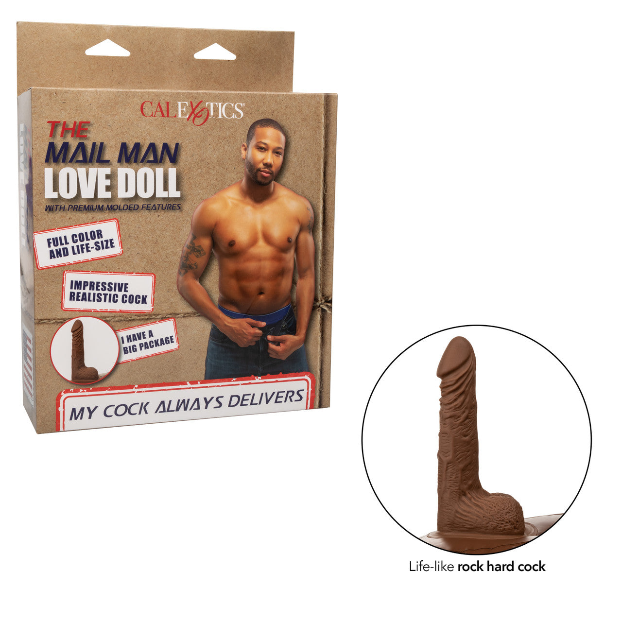 CalExotics The Mail Man Life LIke Inflatable Sex Doll Love Dolls