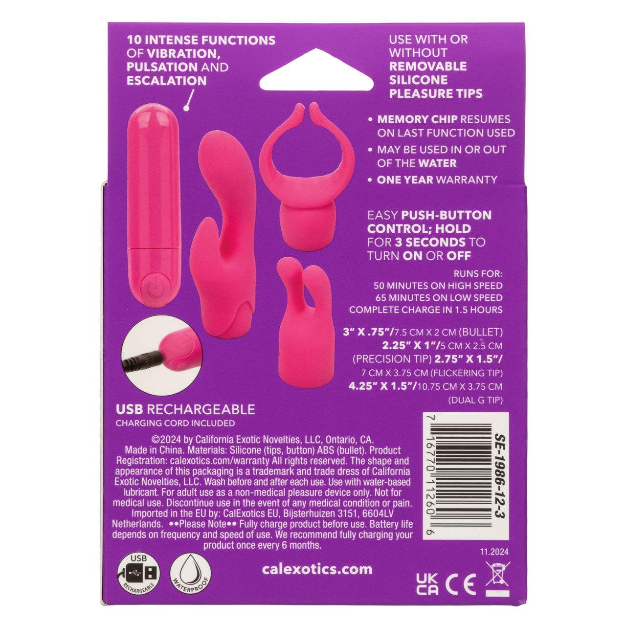 California Exotics Pleasure Sex Kits Lovers Collection Sex Kits