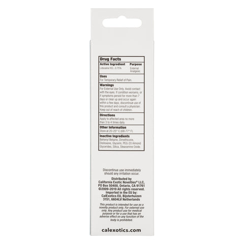 California Exotics Anal Eze Adult Gel 44ml - Delay and Excite Sprays