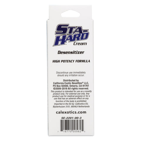 California Exotics Sta-Hard Sex Delay Cream 44ml - Delay and Excite Sprays